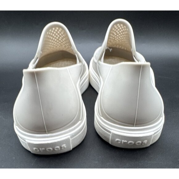 CROCS Slip On Sneakers Grey Iconic Comfort Citilane Roka Court Size 10 Women - Picture 4 of 6
